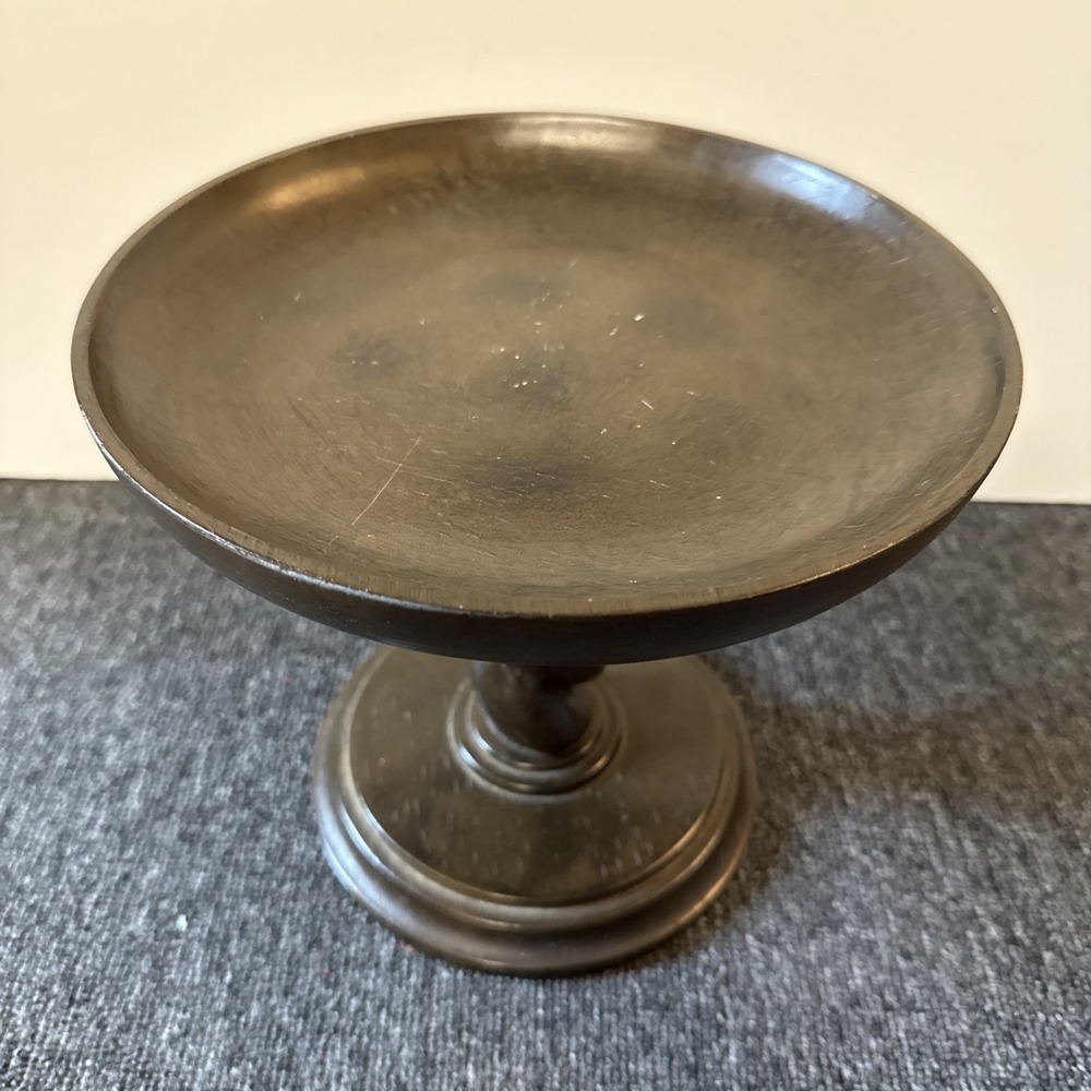 Southern Living At Home Barley Twist Pedestal Decor Cake Candle Stand Mint 9" - Picture 2 of 5